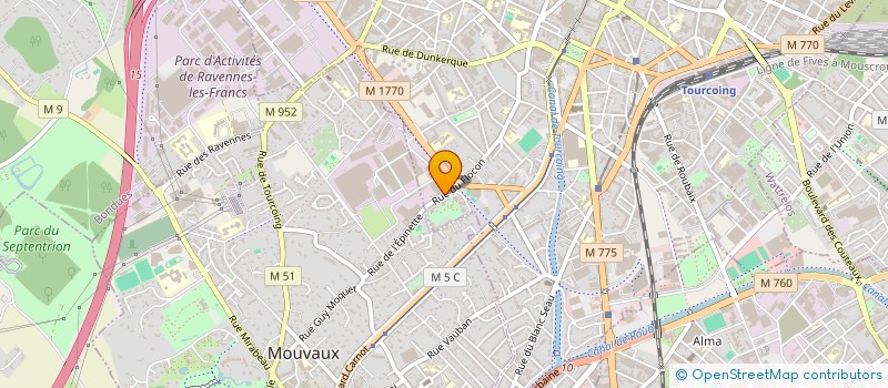 localisation de l'entreprise MACKER EROSION à TOURCOING