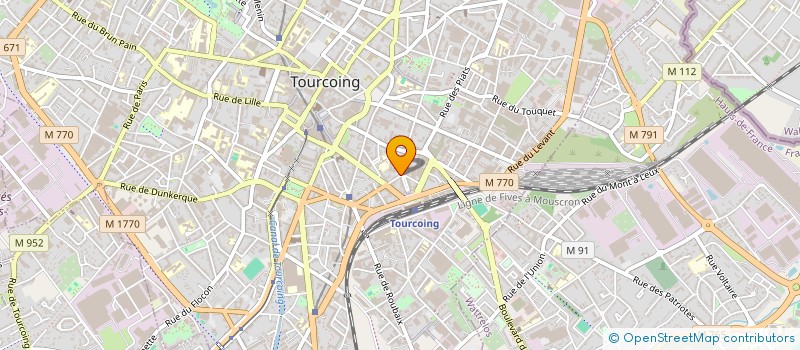 localisation de l'entreprise MACKNIT SOC à TOURCOING