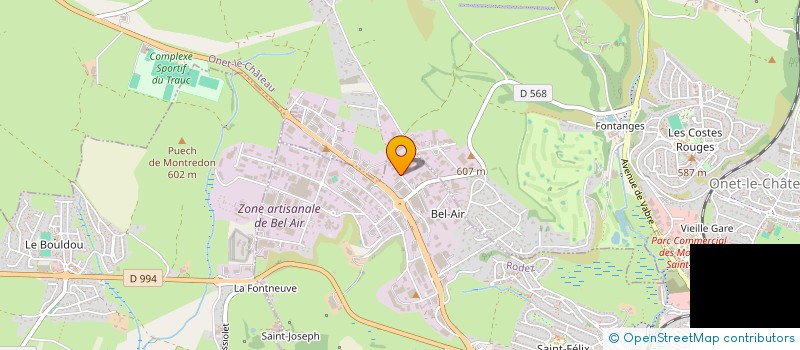 localisation de l'entreprise MACKOWIAK à RODEZ