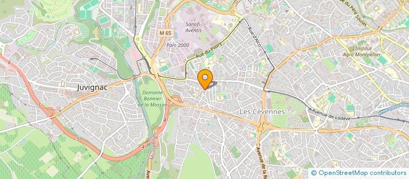 localisation de l'entreprise MACKPROD à MONTPELLIER