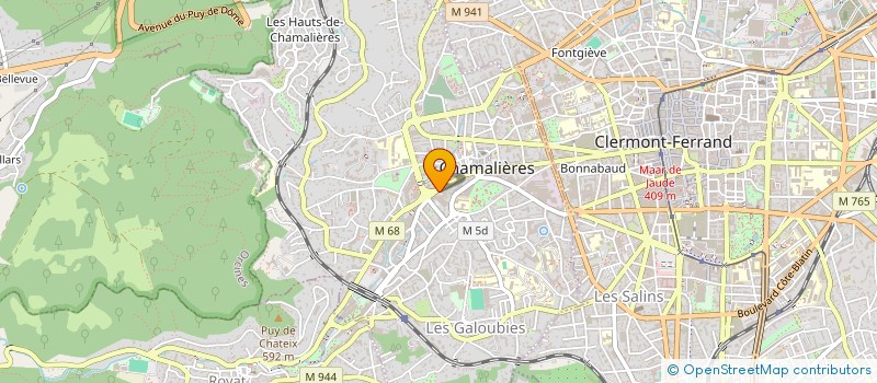 localisation de l'entreprise MACL à CHAMALIERES