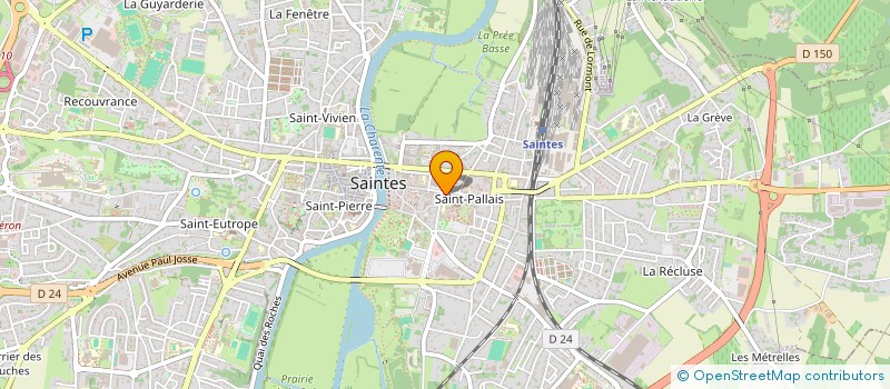 localisation de l'entreprise MACLA  SAINTES