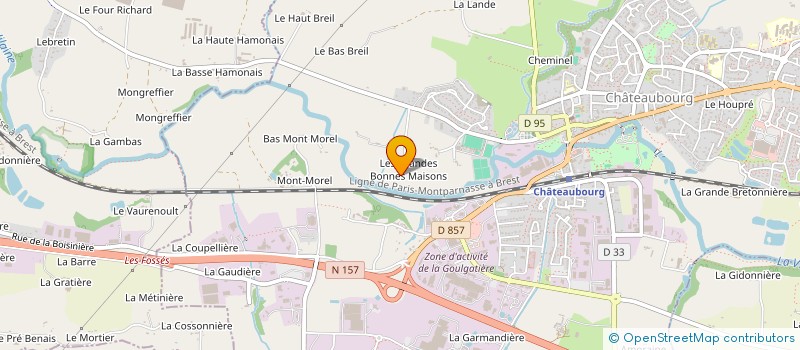 localisation de l'entreprise MACLA à CHATEAUBOURG