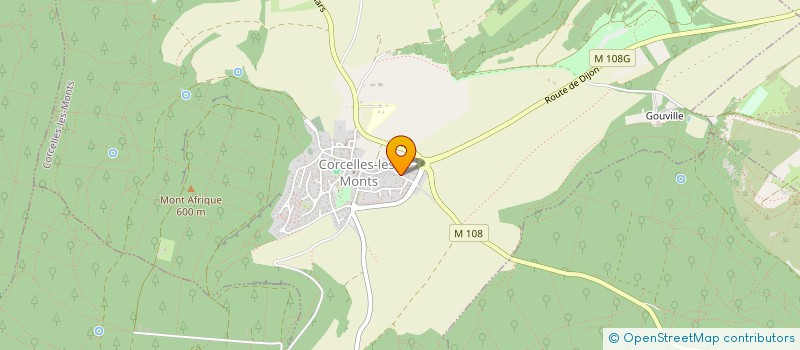 localisation de l'entreprise MACLAF  CORCELLES-LES-MONTS