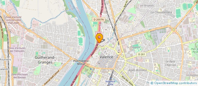 localisation de l'entreprise MACLAN  BOURG-LES-VALENCE