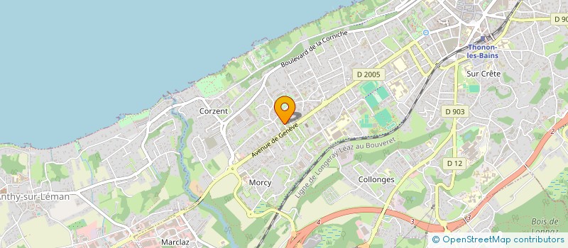 localisation de l'entreprise MACLAUBER à THONON-LES-BAINS