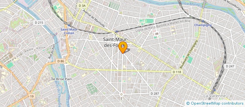 localisation de l'entreprise MACLAY à SAINT-MAUR-DES-FOSSES