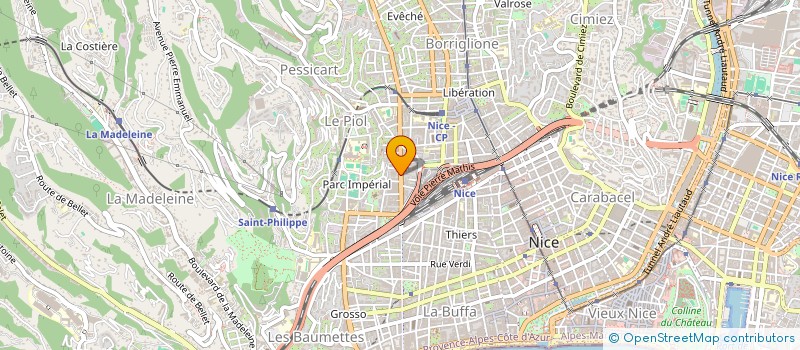 localisation de l'entreprise MACLAZUR à NICE