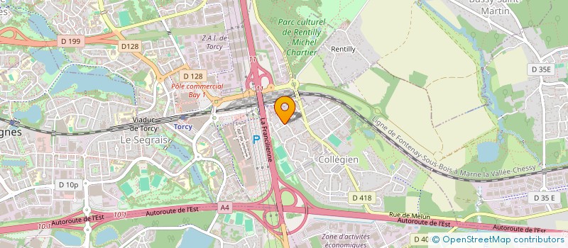 localisation de l'entreprise MACLE 0812  COLLEGIEN