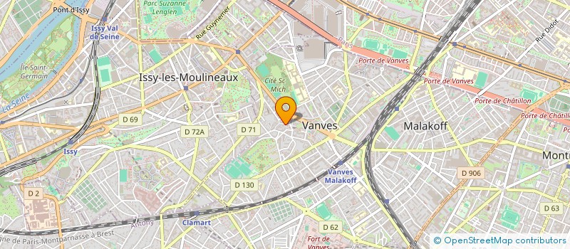 localisation de l'entreprise MACLE à VANVES