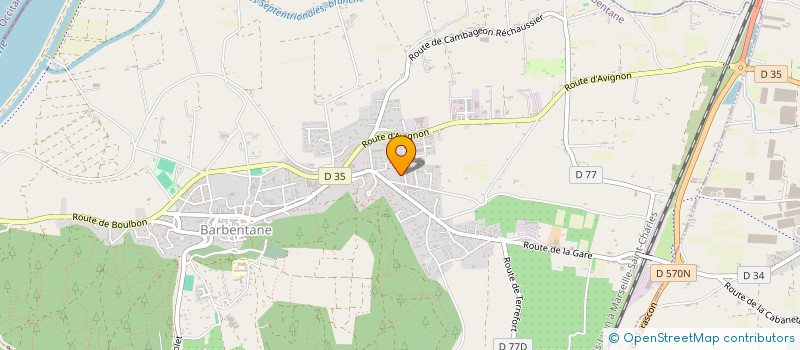 localisation de l'entreprise MACLE  BARBENTANE