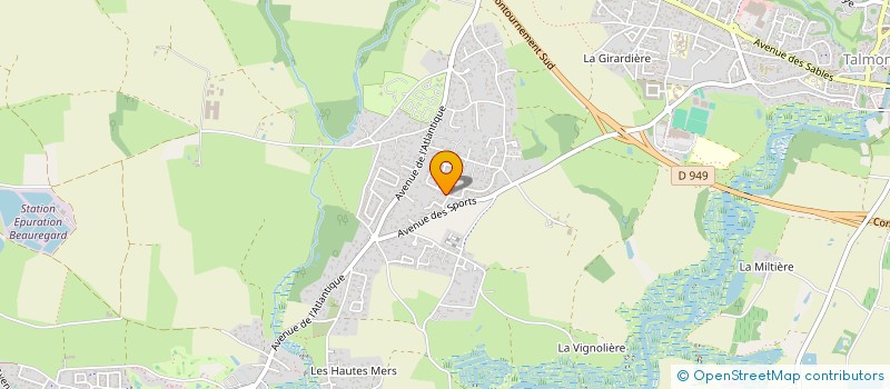 localisation de l'entreprise MACLE  TALMONT-SAINT-HILAIRE