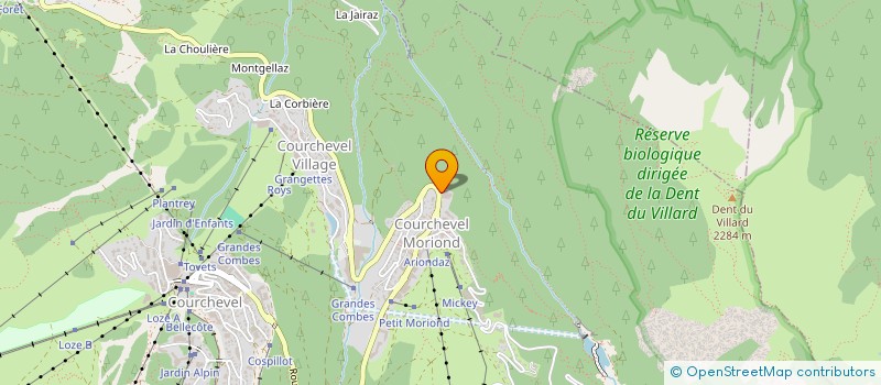localisation de l'entreprise MACLE à COURCHEVEL