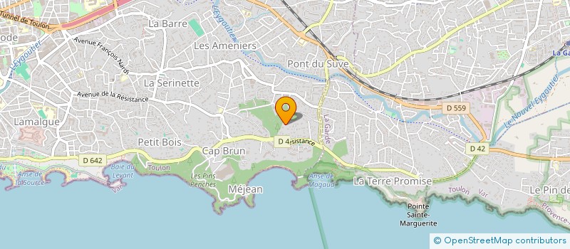 localisation de l'entreprise MACLE  TOULON