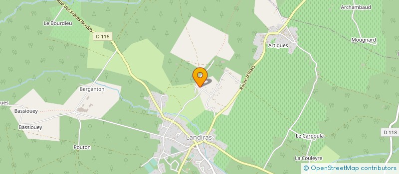 localisation de l'entreprise MACLEBA  LANDIRAS