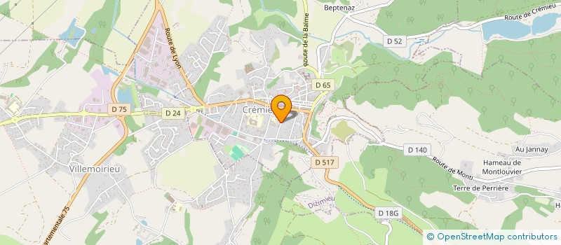 localisation de l'entreprise MACLEMA à CREMIEU