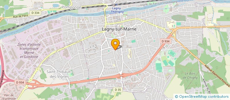 localisation de l'entreprise MACLEQUALITE SASU à LAGNY-SUR-MARNE