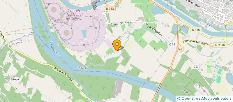 localisation de l'entreprise MACLIBAT  GOLFECH