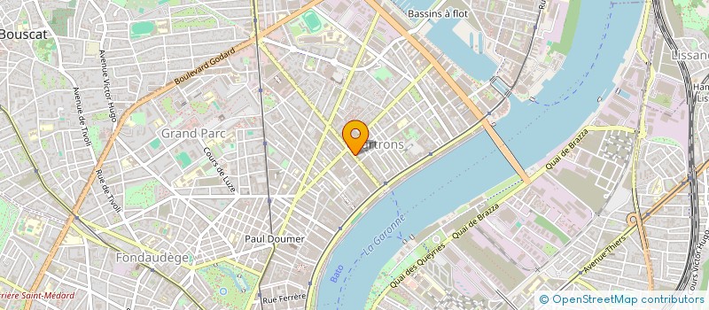 localisation de l'entreprise MACLO à BORDEAUX