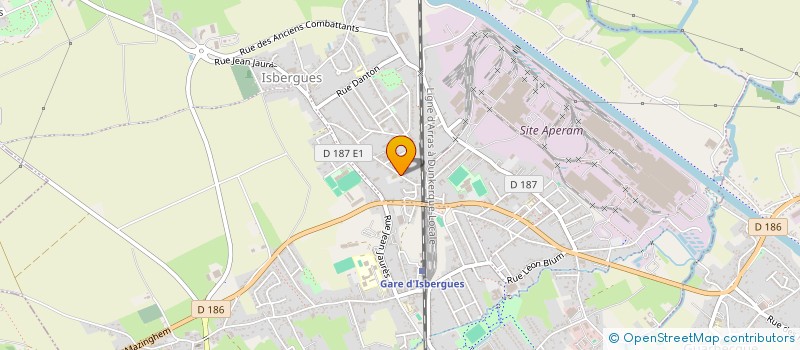 localisation de l'entreprise MACLOISE  ISBERGUES