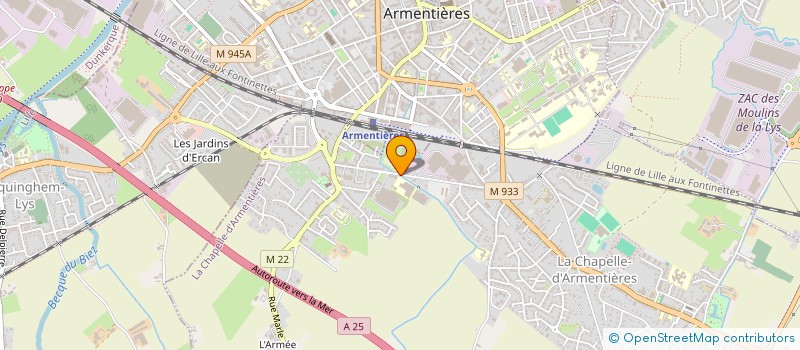 localisation de l'entreprise MACLOS  LA CHAPELLE-D'ARMENTIERES