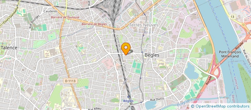 localisation de l'entreprise MACLOSA à BEGLES