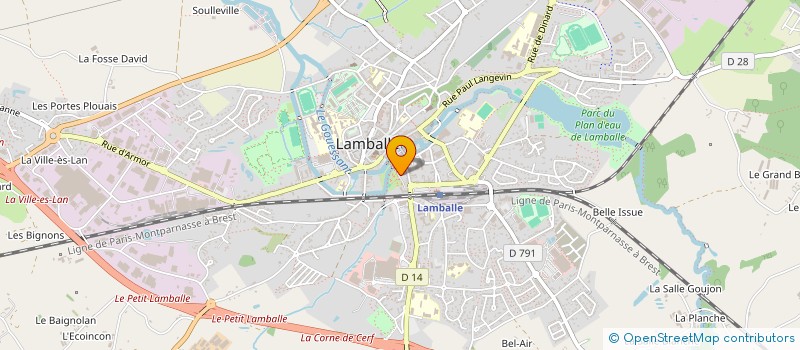 localisation de l'entreprise MACLOTHES à LAMBALLE-ARMOR