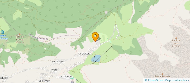 localisation de l'entreprise MACLUSAZ à LA CLUSAZ