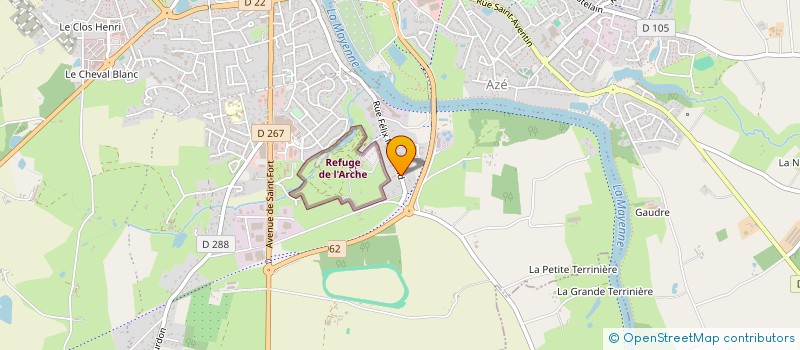 localisation de l'entreprise MACMS à CHATEAU-GONTIER-SUR-MAYENNE