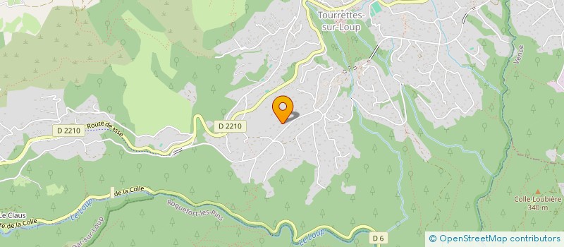 localisation de l'entreprise MACNAB TER' à TOURRETTES-SUR-LOUP