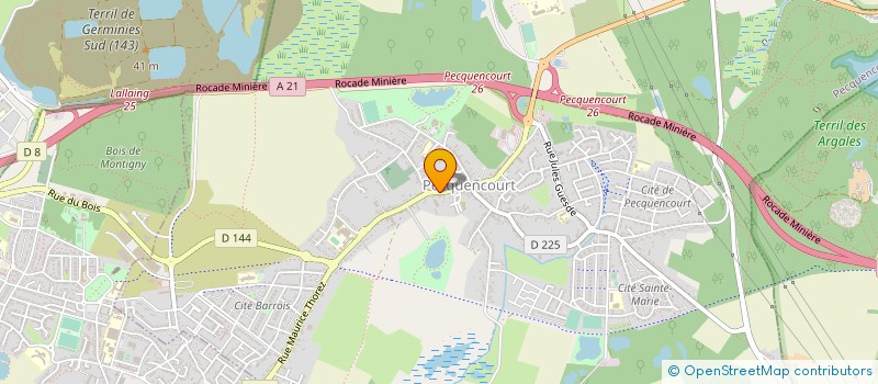 localisation de l'entreprise MACNEST  PECQUENCOURT