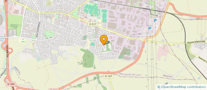 localisation de l'entreprise MACO  MEYZIEU