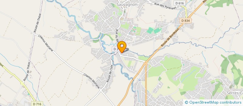 localisation de l'entreprise MACO  SERRES-CASTET