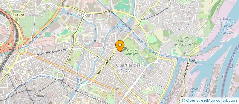 localisation de l'entreprise MACO à STRASBOURG