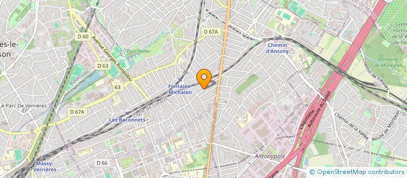 localisation de l'entreprise MACO-BOIS à ANTONY