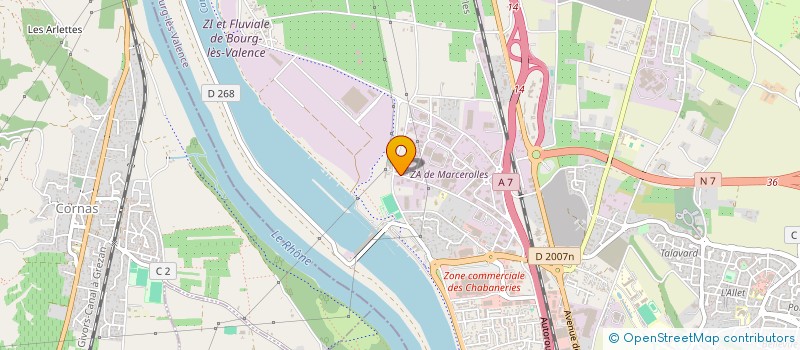 localisation de l'entreprise MACO PACK  BOURG-LES-VALENCE