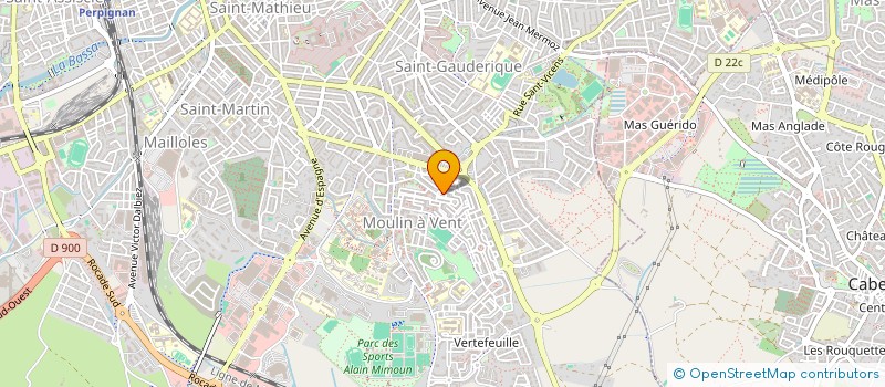 localisation de l'entreprise MACOBAT  PERPIGNAN