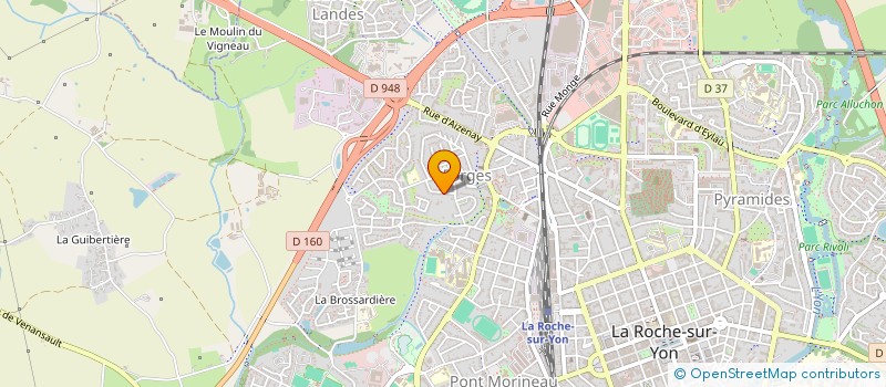 localisation de l'entreprise MACOBAT 85  LA ROCHE-SUR-YON