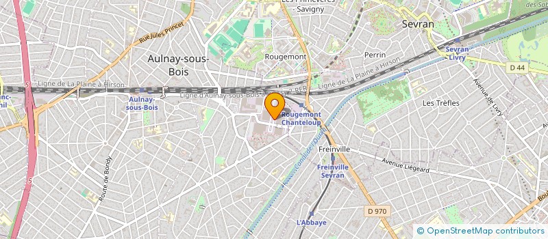 localisation de l'entreprise MACOBAT ILE DE FRANCE CONTROLE BATIMENT à AULNAY-SOUS-BOIS