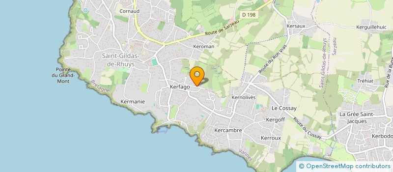 localisation de l'entreprise MACOBAU  SAINT-GILDAS-DE-RHUYS