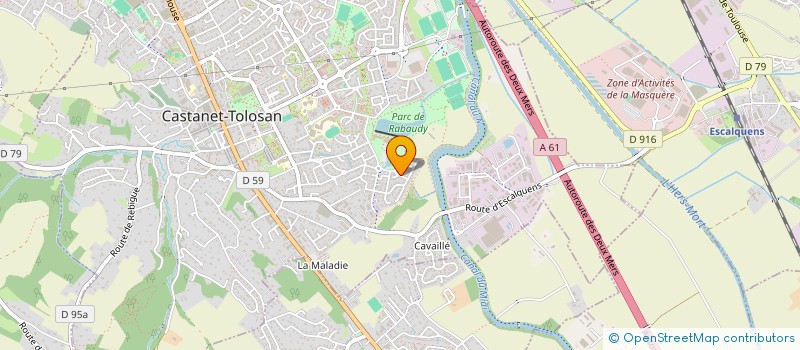 localisation de l'entreprise MACODA à CASTANET-TOLOSAN