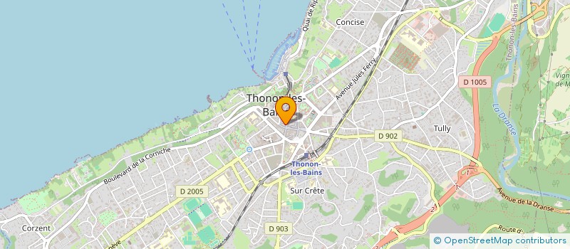 localisation de l'entreprise MACODA à THONON-LES-BAINS