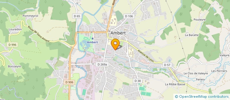 localisation de l'entreprise MACODEP à AMBERT