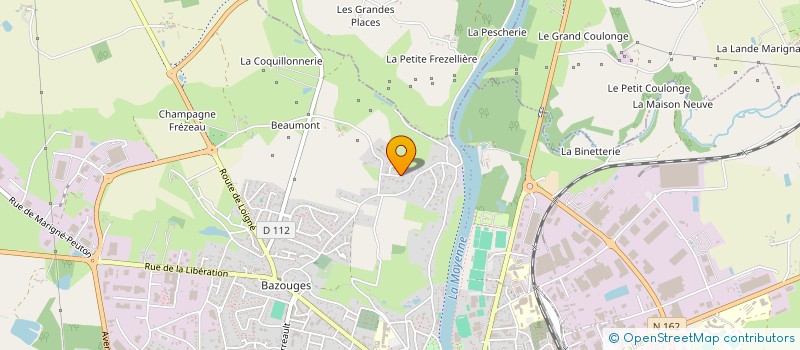 localisation de l'entreprise MACODO  CHATEAU-GONTIER-SUR-MAYENNE