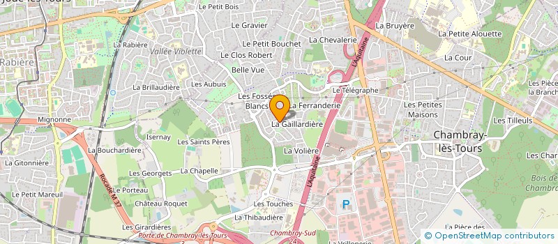 localisation de l'entreprise MACOGEAX à CHAMBRAY-LES-TOURS