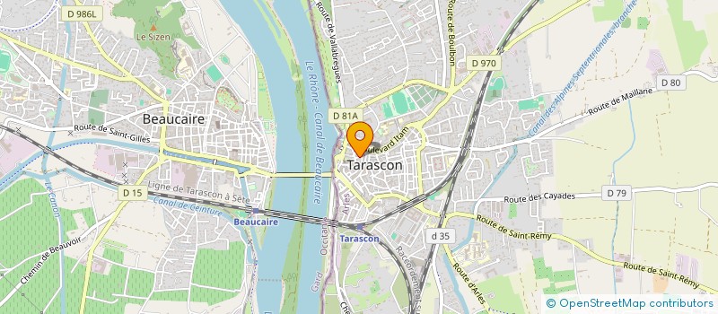 localisation de l'entreprise MACOLE  TARASCON