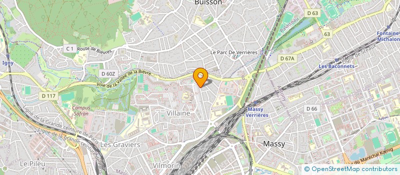 localisation de l'entreprise MACOLOMBE  MASSY