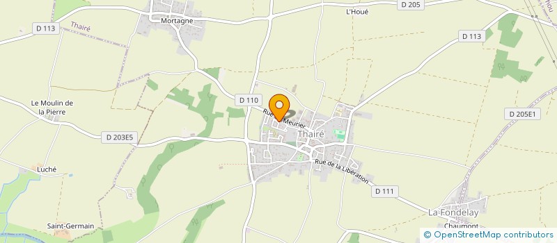 localisation de l'entreprise MACON 17  THAIRE