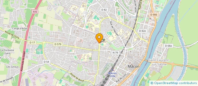localisation de l'entreprise MACON 71 à MACON