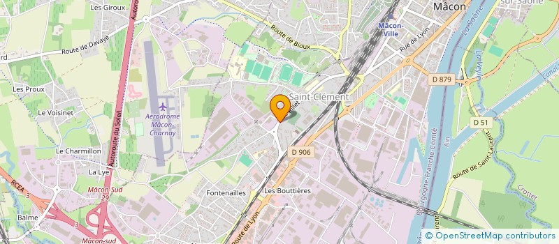 localisation de l'entreprise MACON AUTO 71 à MACON